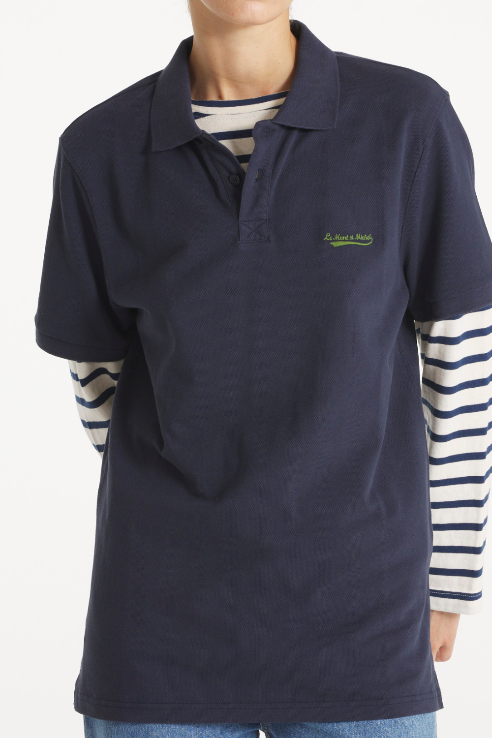 TOUNY - POLO PATCH - XL, MARINE