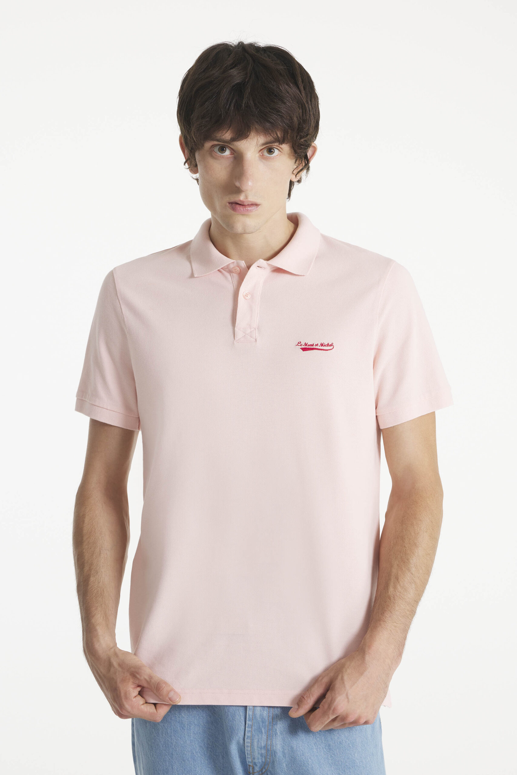 TOUNY - POLO PATCH - PINK, seconde vue