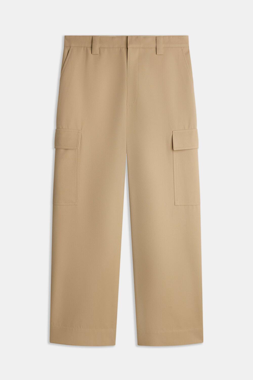 PLESLIN - PANTALON CARGO EN LAINE - XS, sable