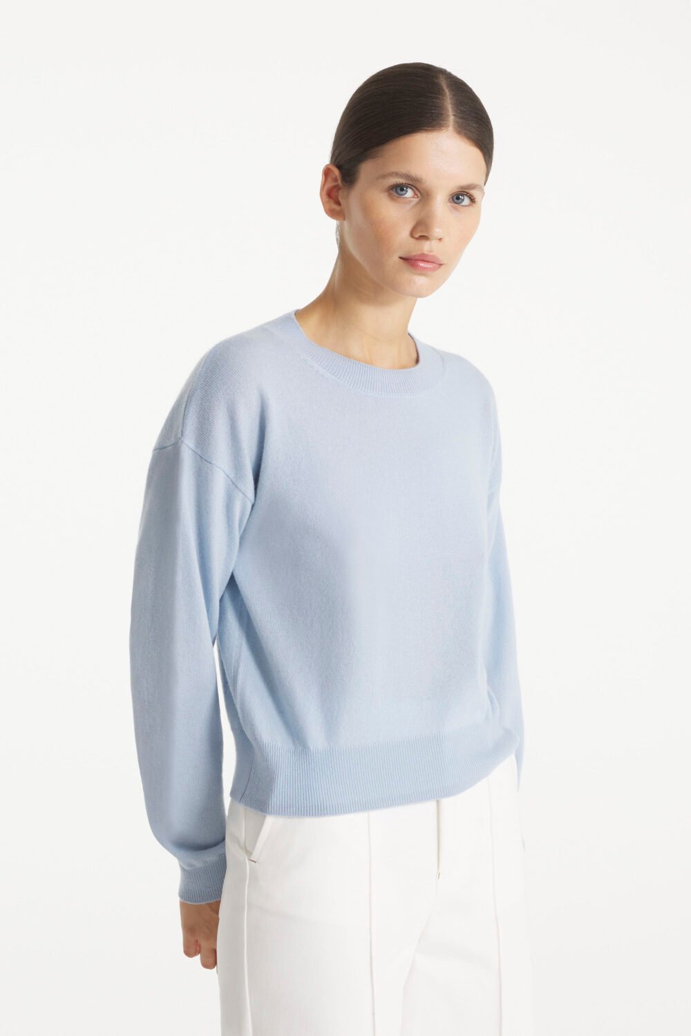 SASHMI - PULL EN CACHEMIRE - XS, BLEU CIEL