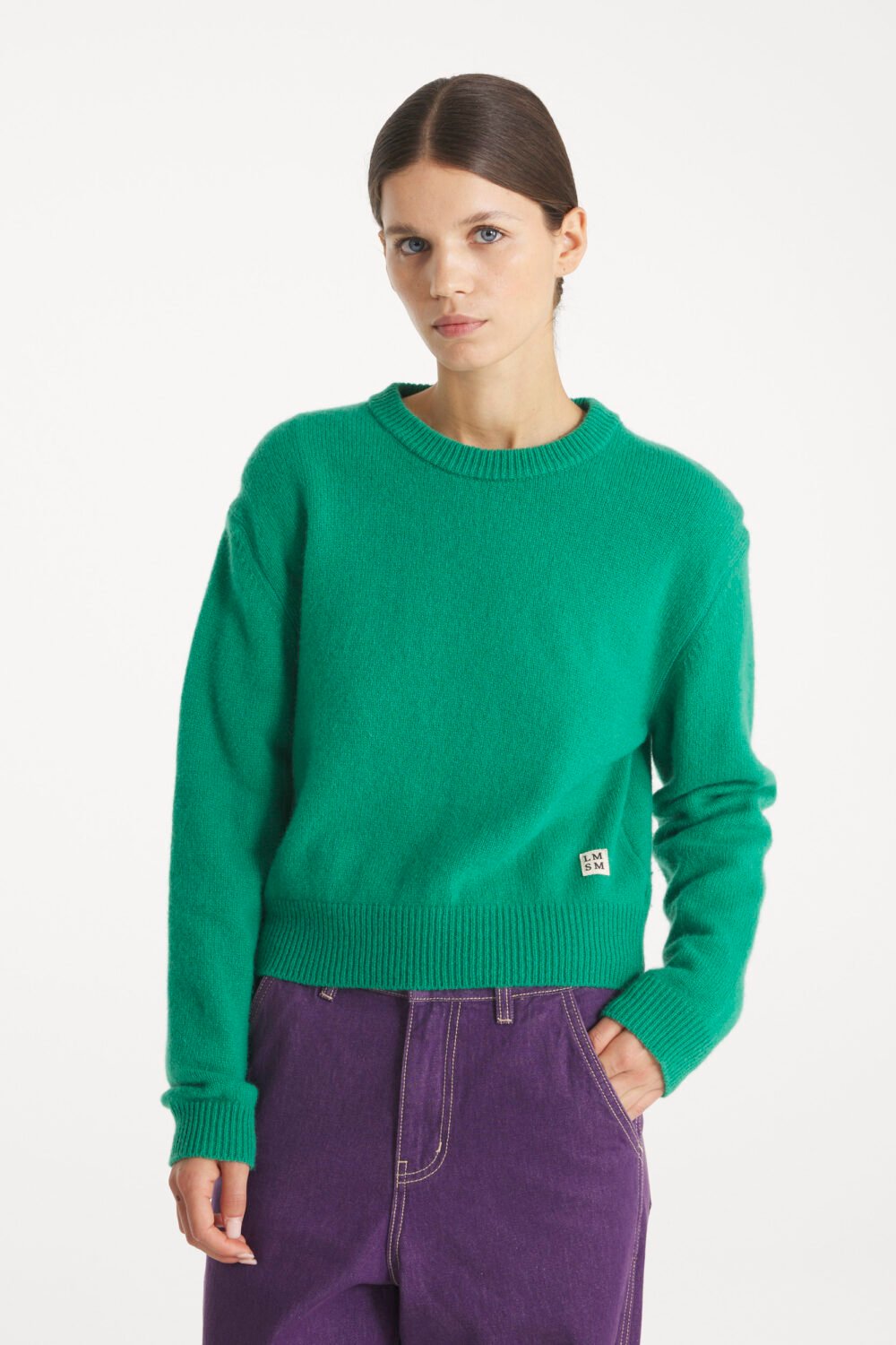 SALVINO - PULL LAINE ET CACHEMIRE - XS, VERT