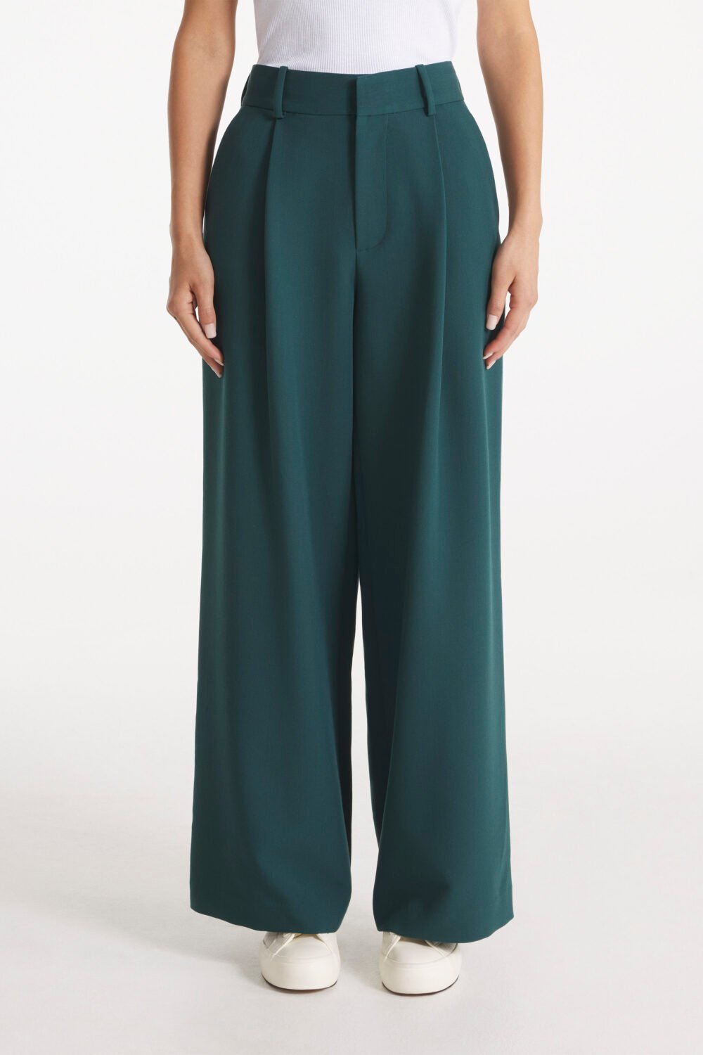 PISCO - PEGGED PANTS - 34, dark green