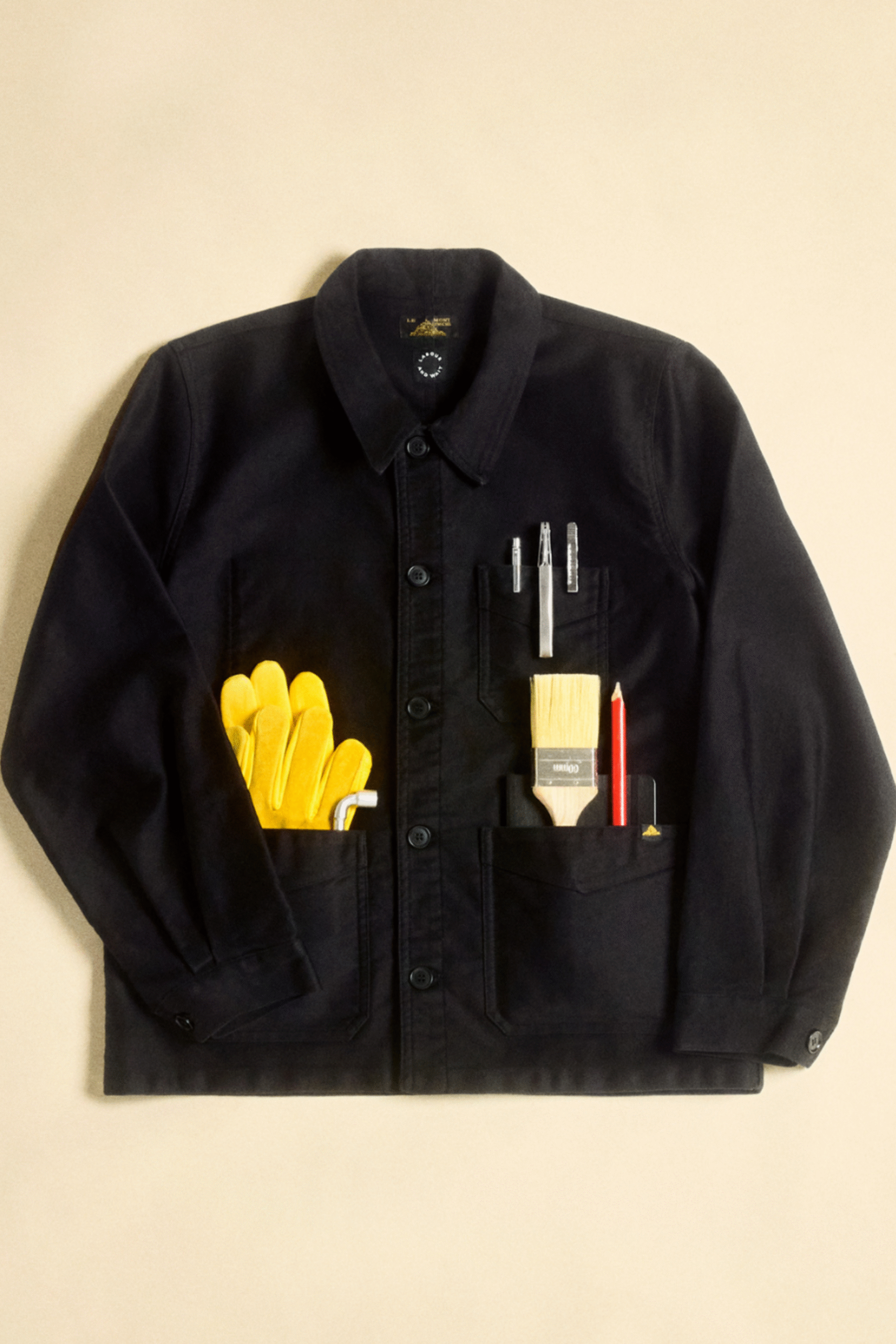 LABOUR AND WAIT WORK JACKET - L, BLACK