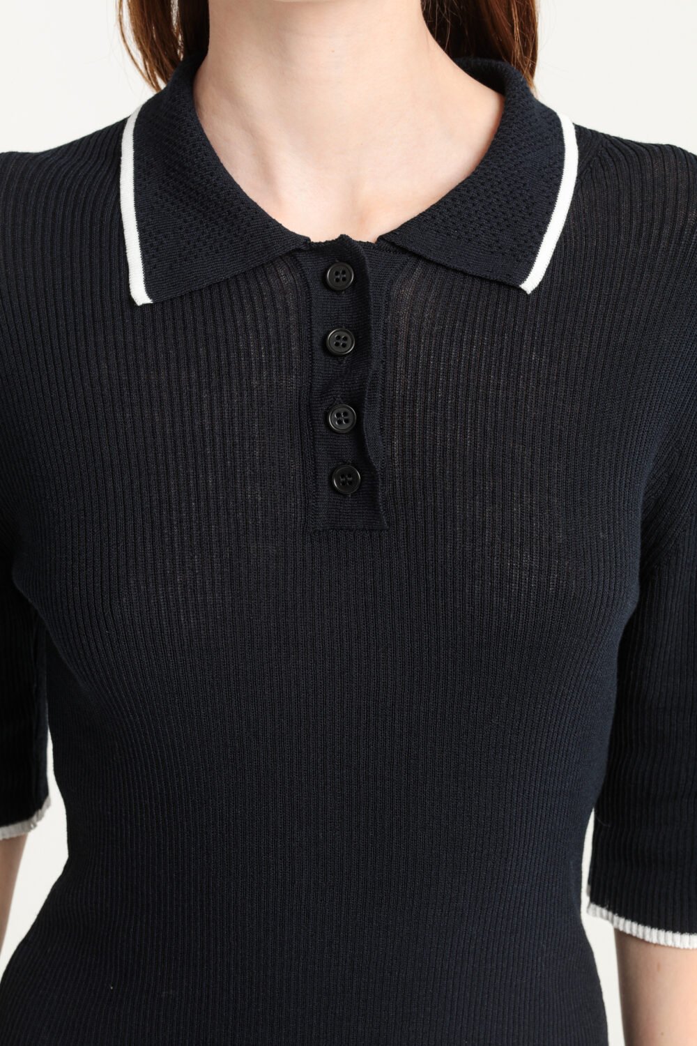 SYAM - POLO MANCHES 3/4 - XS, MARINE