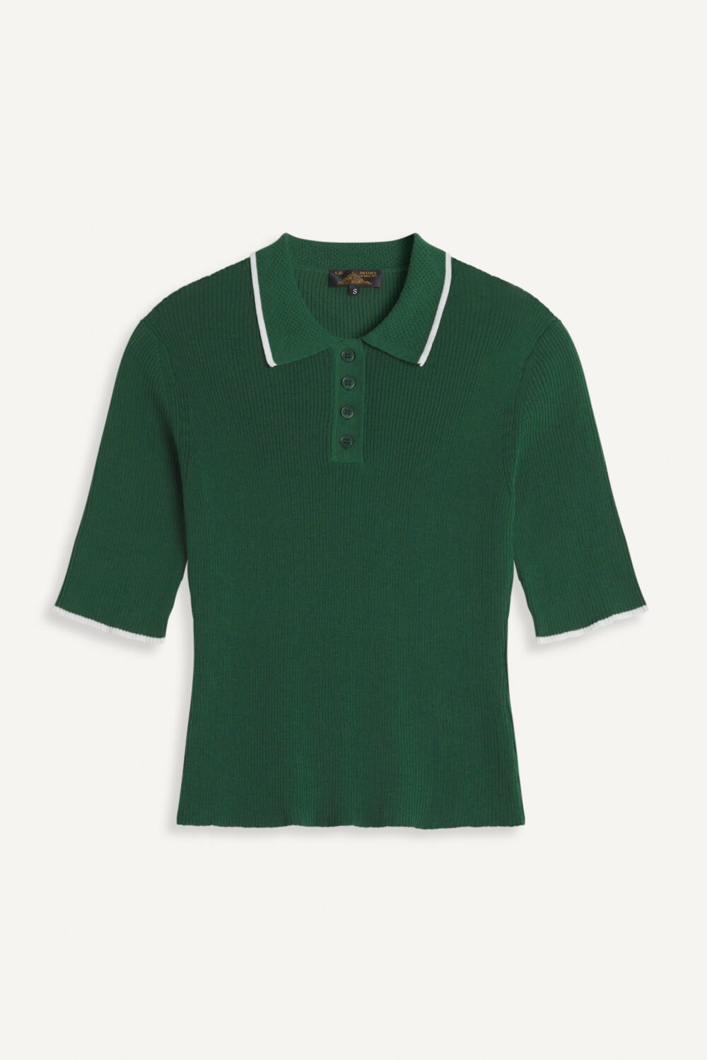 SYAM - POLO MANCHES 3/4 - L, VERT