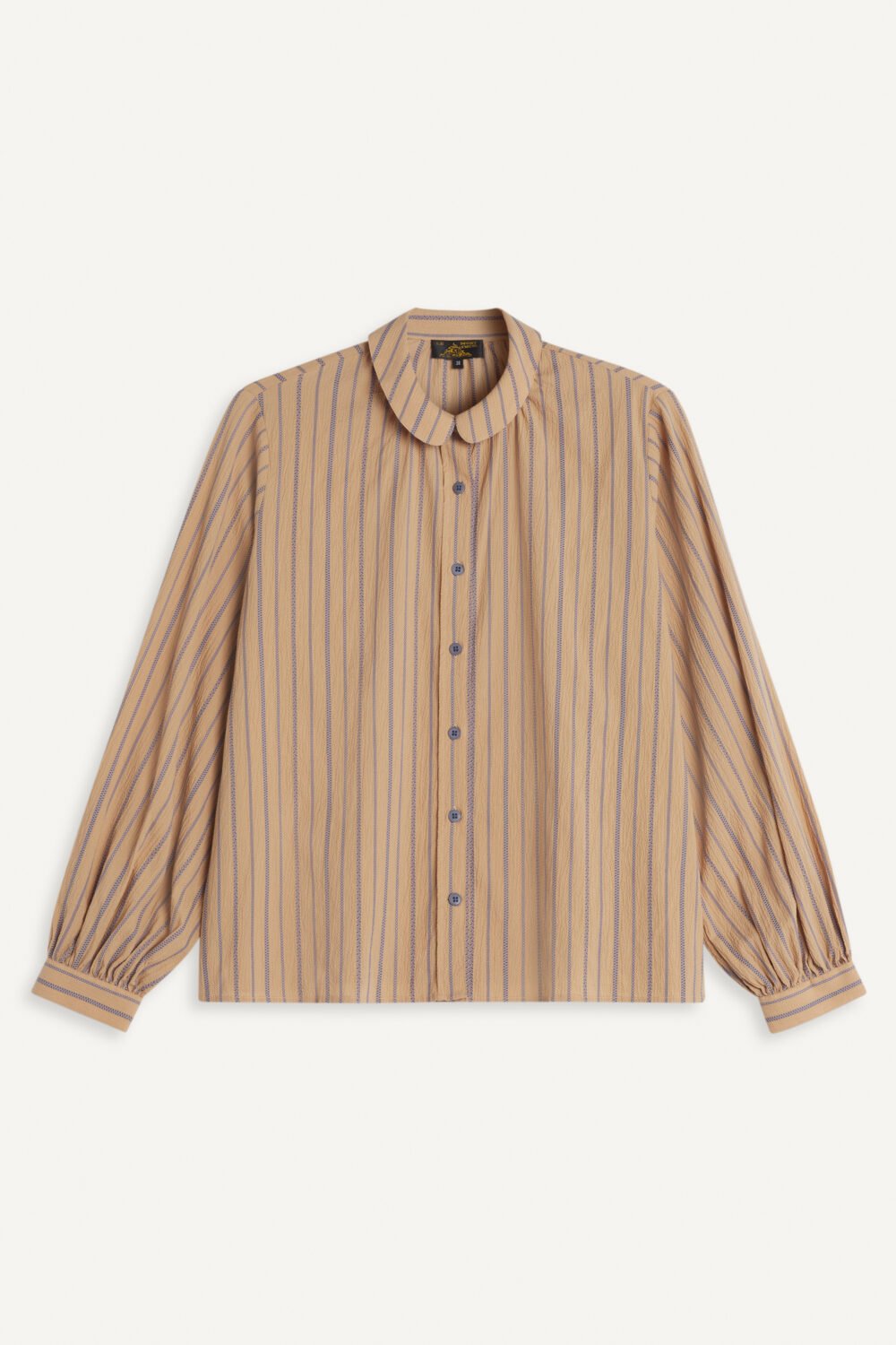 CINOLLY - CHEMISE EN SEERUCKER - 40, CAMEL