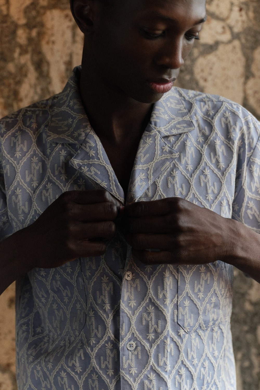 CATEL - CHEMISE EN JACQUARD - XS, BLEU