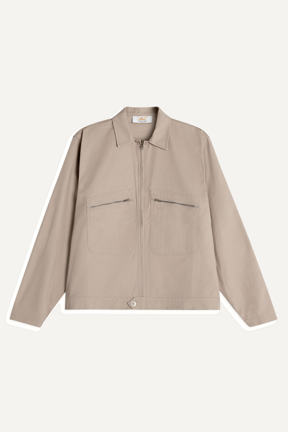 VERIME - BLOUSON DE TRAVAIL IMPRIMÉ - S, BEIGE