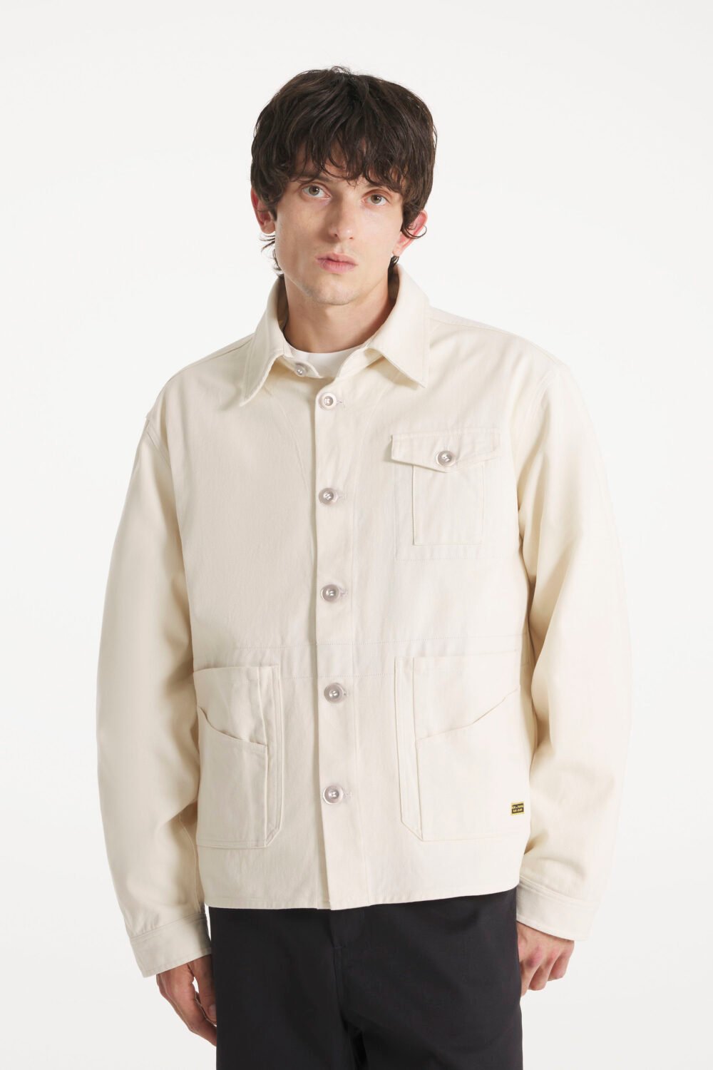 VELASQUEZ - VESTE WORKWEAR SATINÉE - L, chalk
