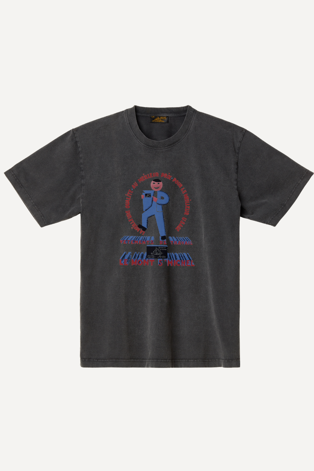 TAVID - T-SHIRT IMPRIMÉ - XS, NOIR