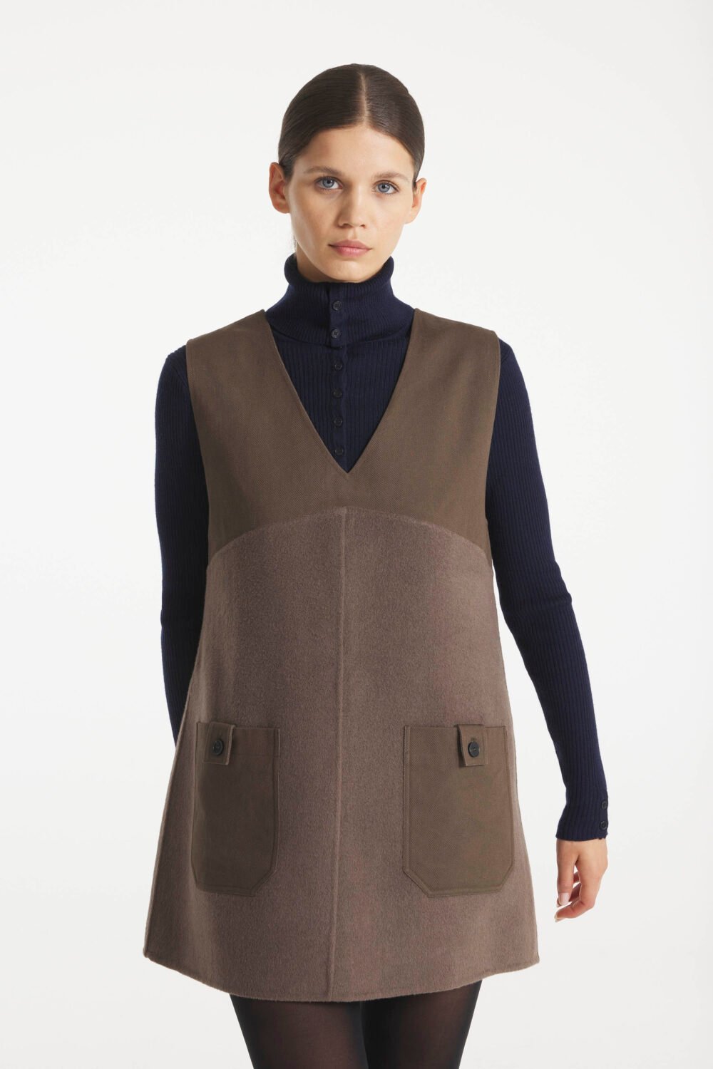 RHEKYA - ROBE WORKWEAR - 34, MARRON