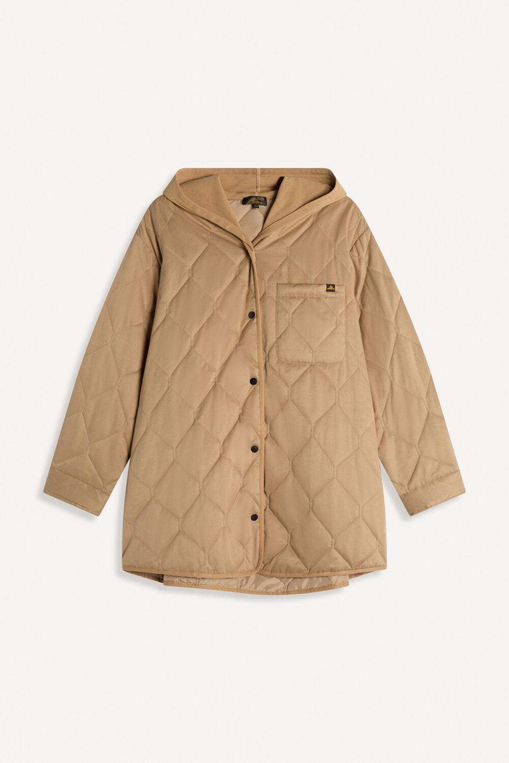 VERTY - QUILTED JACKET - 38, CAMEL