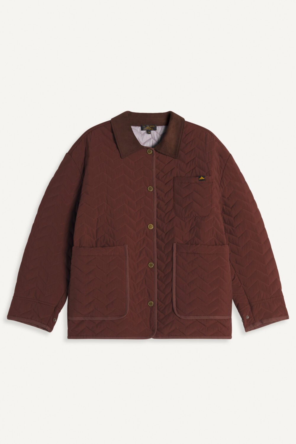 VEGGY - QUILTED JACKET - 38, BROWN