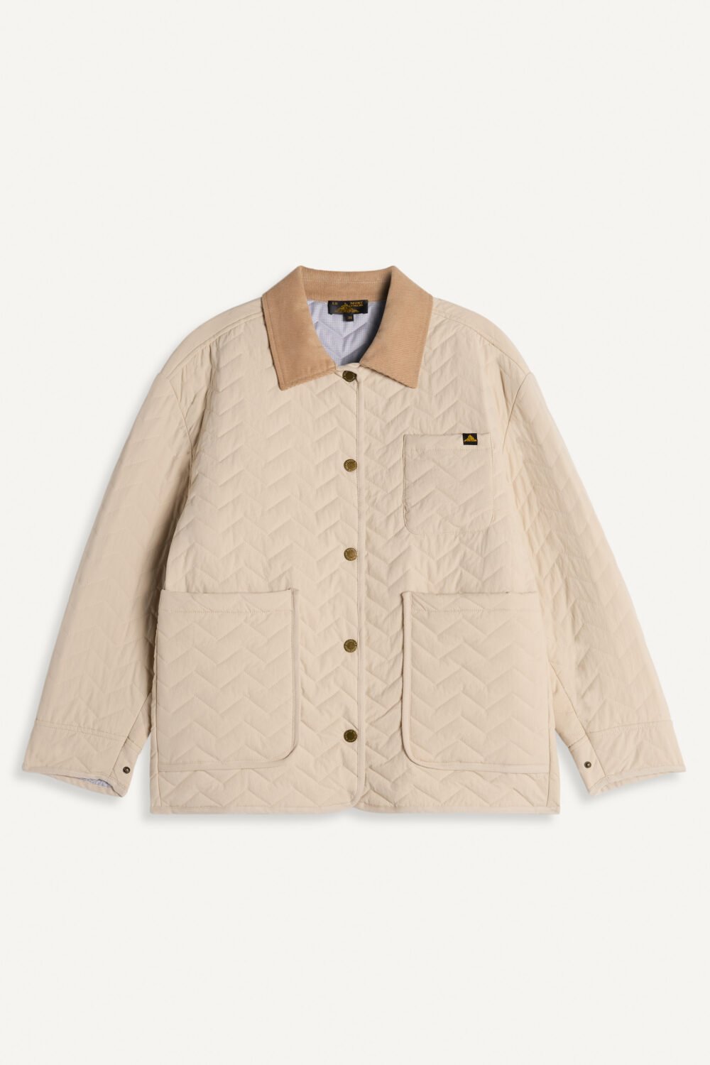 VEGGY - VESTE MATELASSÉE - 40, chalk