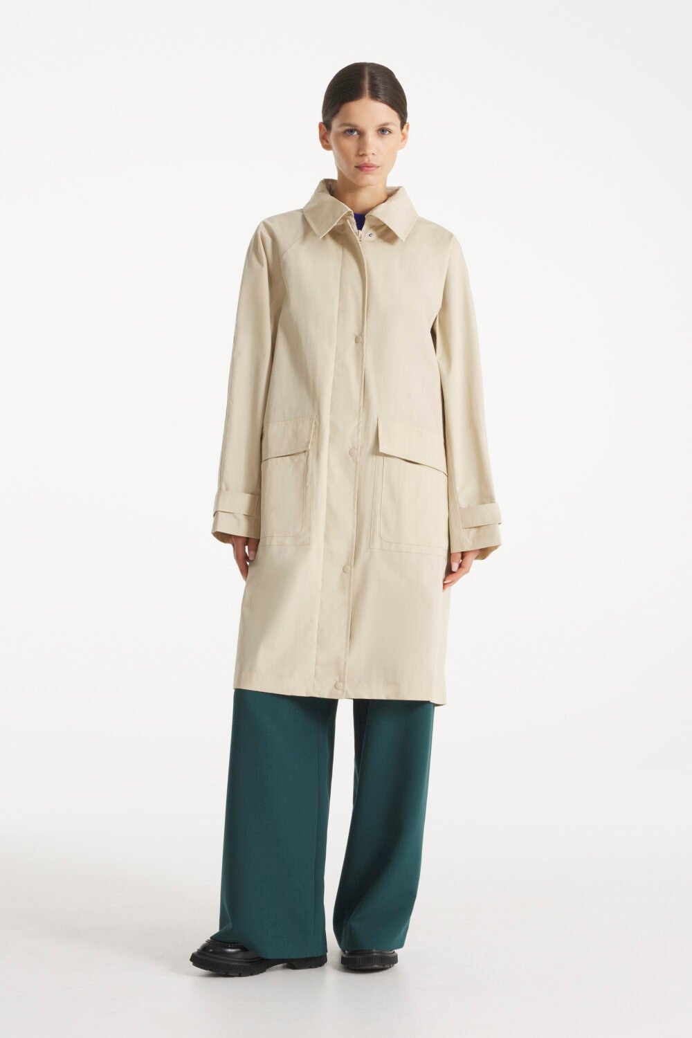 MANILLE - WATERPROOF TRENCHCOAT - 40, BEIGE