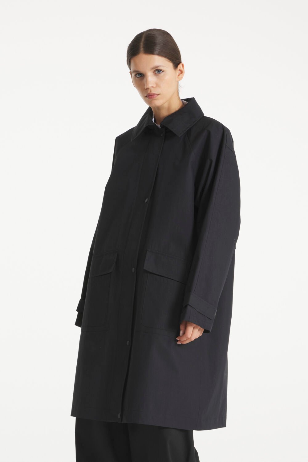 MANILLE - TRENCH IMPERMÉABLE - 34, NOIR