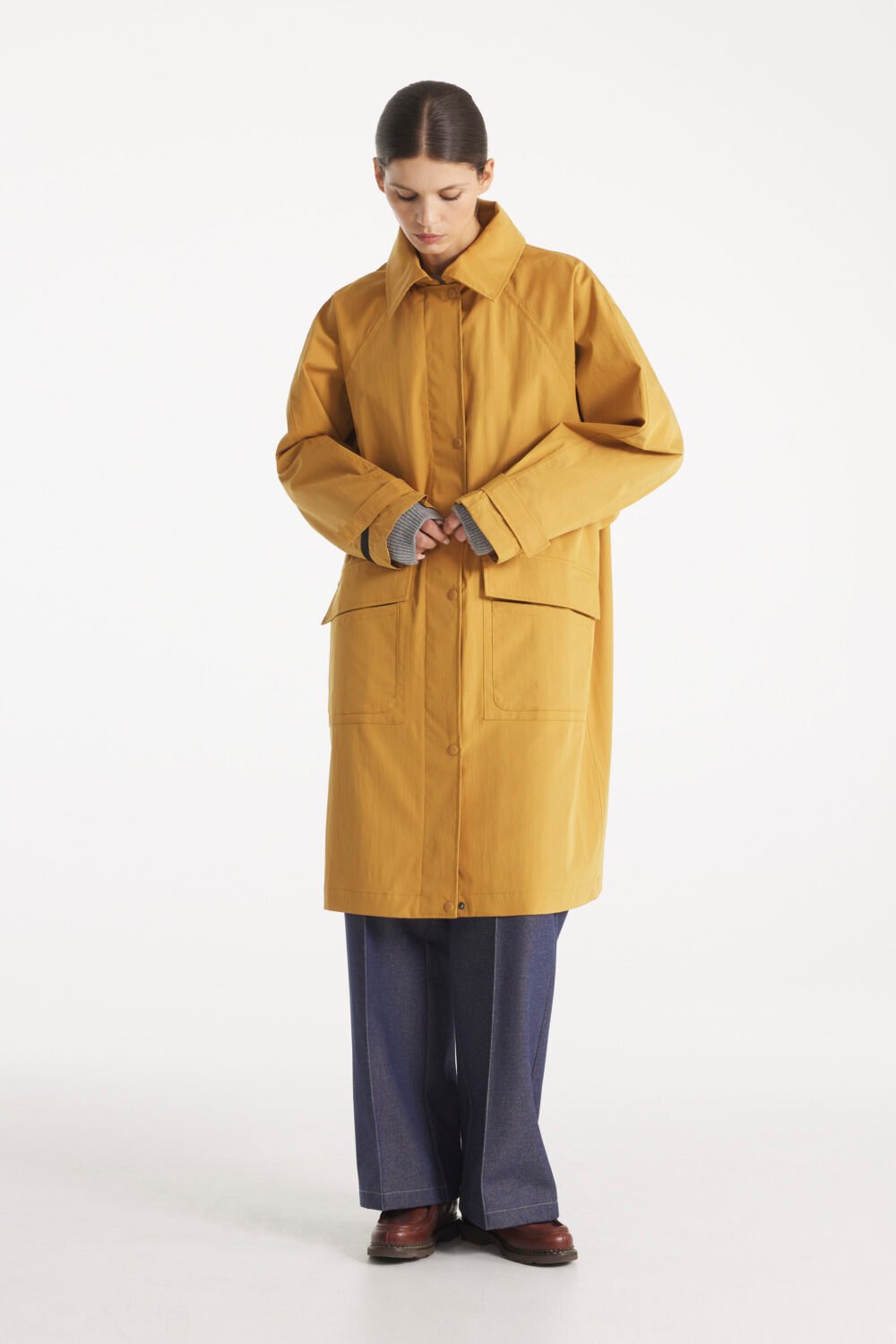 MANILLE - WATERPROOF TRENCHCOAT - 36, spice