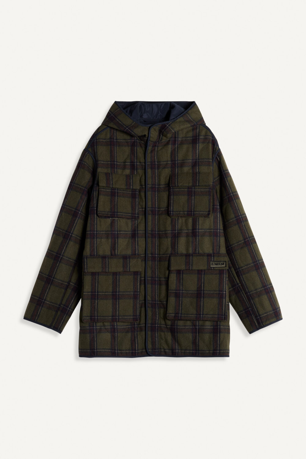 MARLOW - WOOL TARTAN PARKA