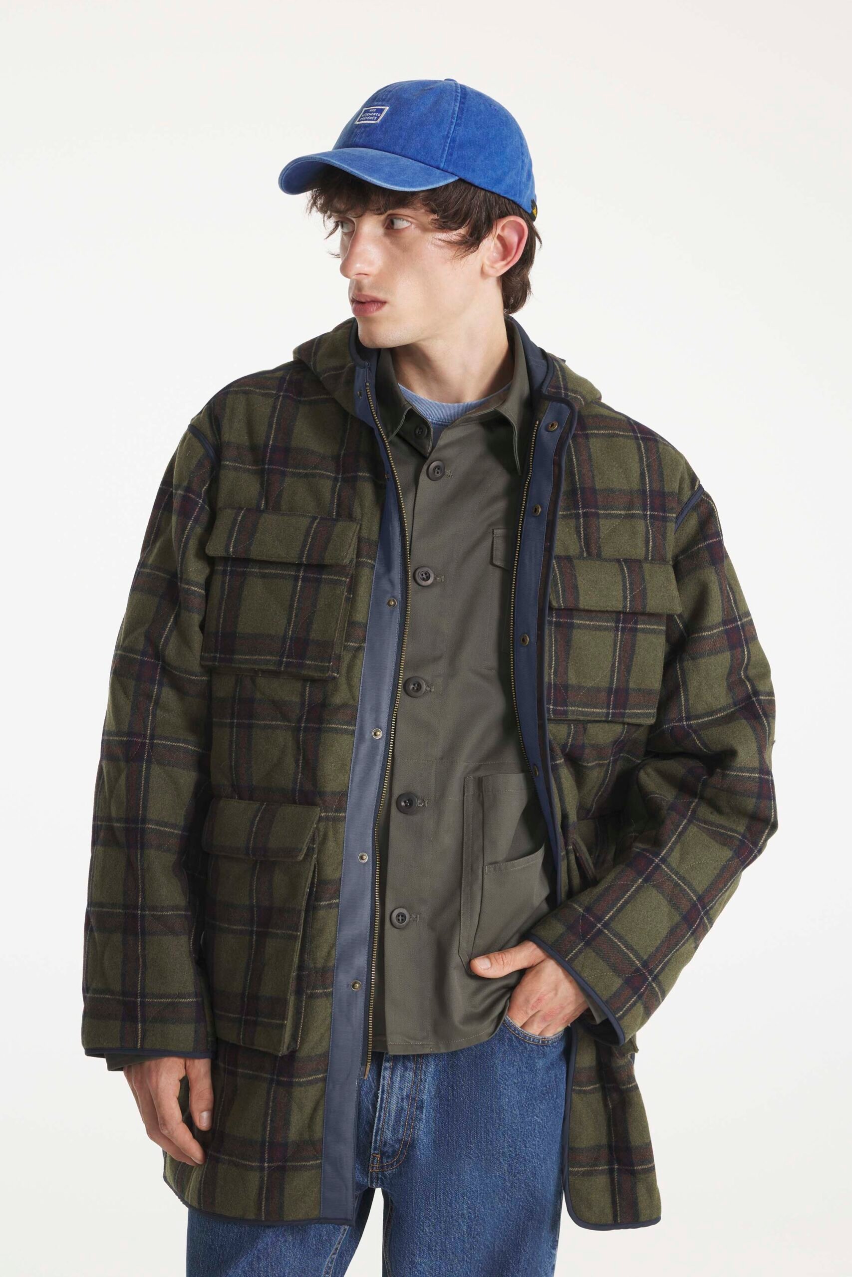 MARLOW – PARKA ÉCOSSAISE EN LAINE
