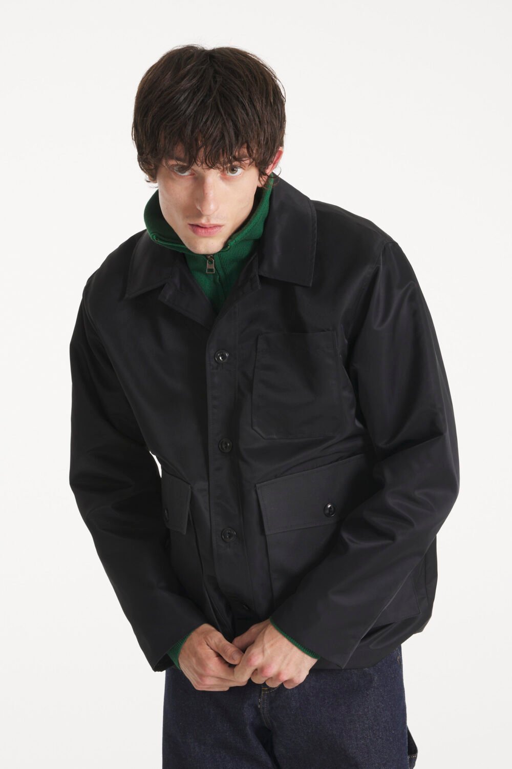 VIOSTRA - VESTE DE TRAVAIL BASEBALL - M, NOIR