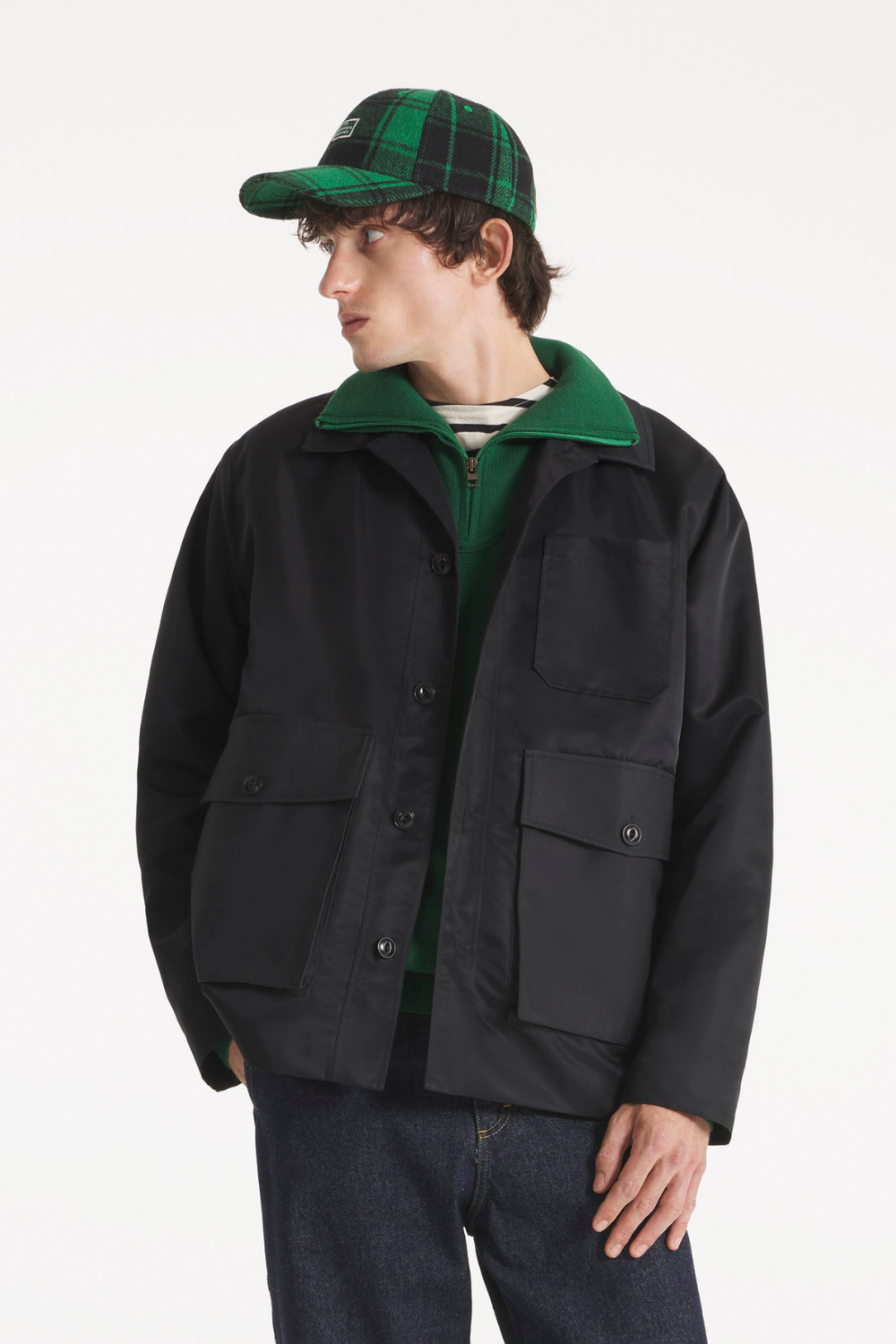 VIOSTRA - VESTE DE TRAVAIL BASEBALL - L, NOIR