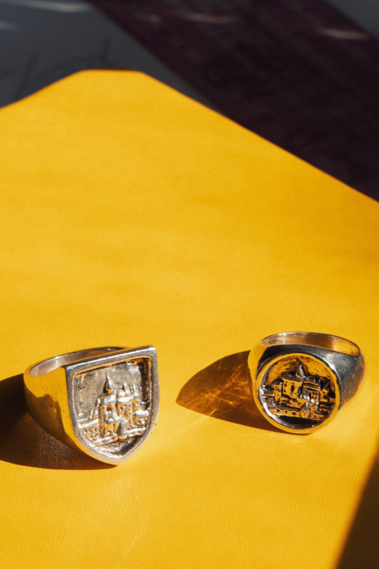 SILVER SIGNET RING - MEM X LMSM - silver, seconde vue
