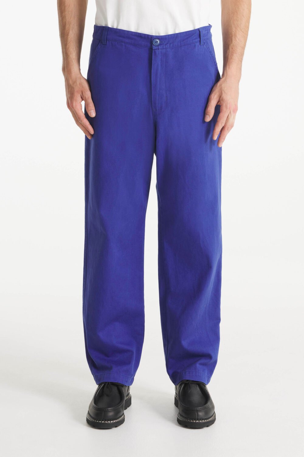 PILENE - CARPENTER PANTS - S, BLUE