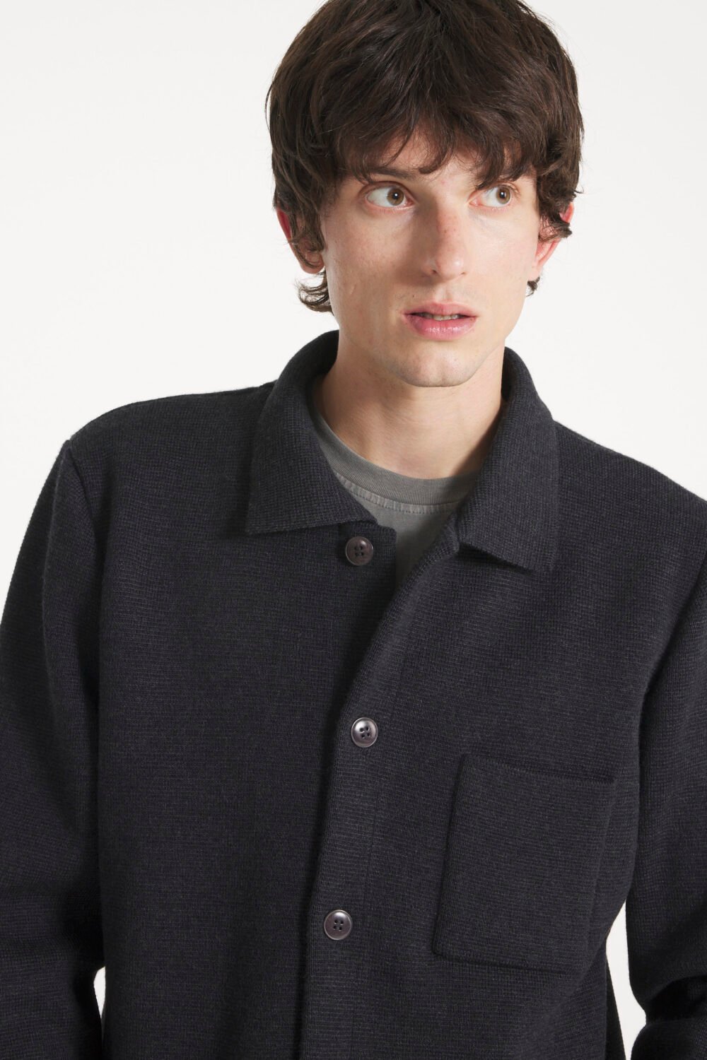 Guino - Work cardigan - XS, GREY