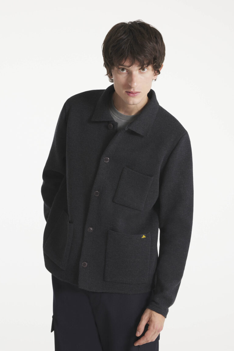 GUINO - WORK CARDIGAN - GREY