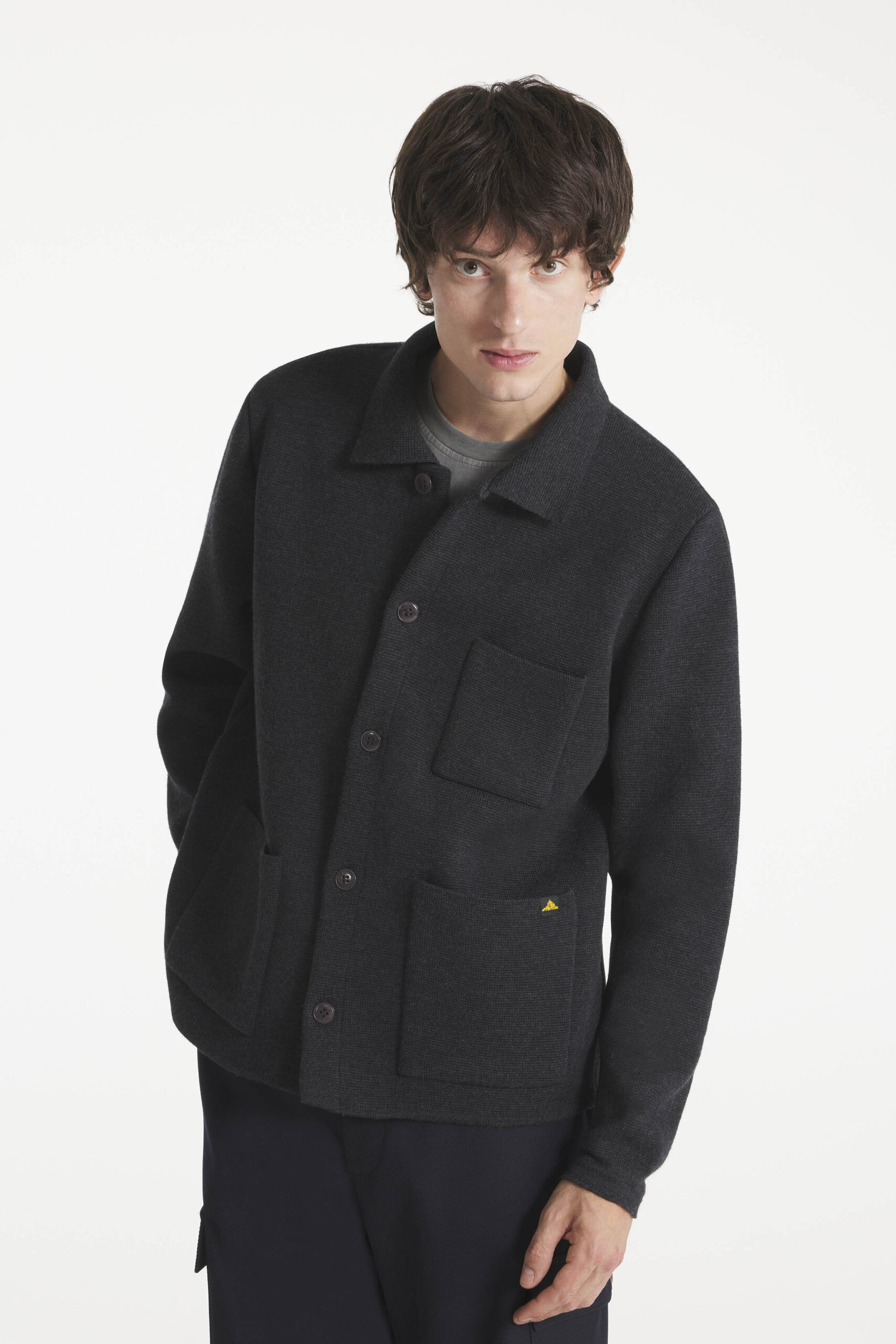 GUINO - CARDIGAN DE TRAVAIL - XS, GRIS