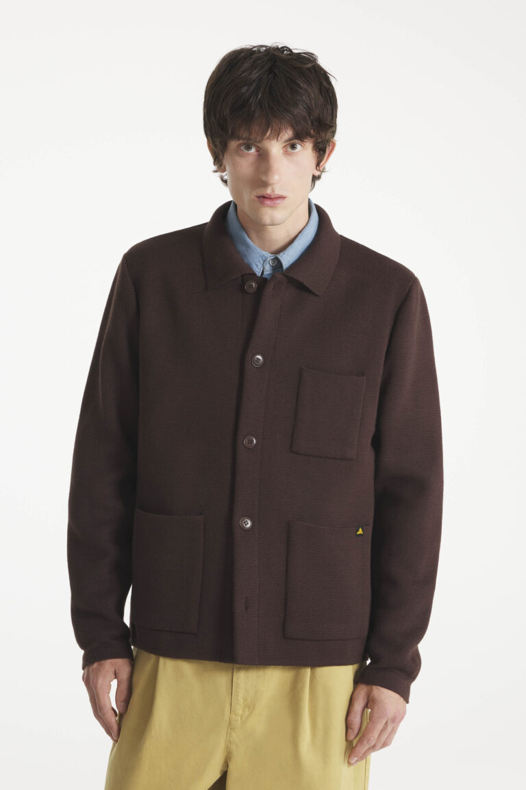 GUINO - WORK CARDIGAN - mocha, seconde vue