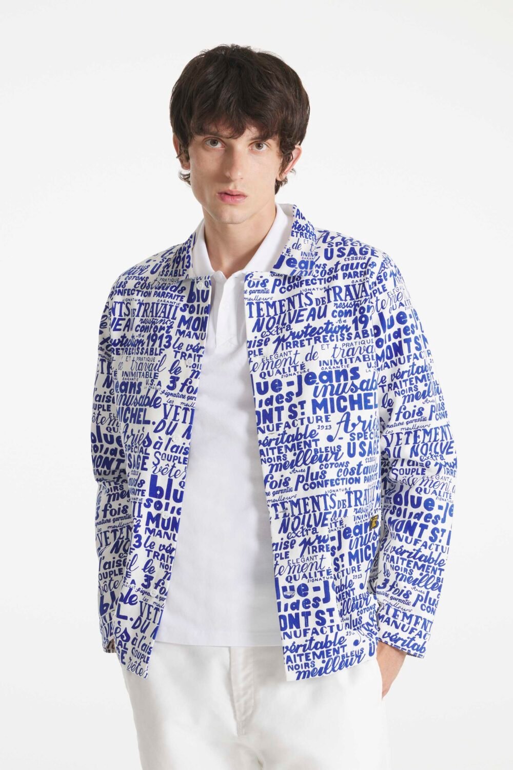 VIVIEN - PRINT WORK JACKET - 44, ECRU
