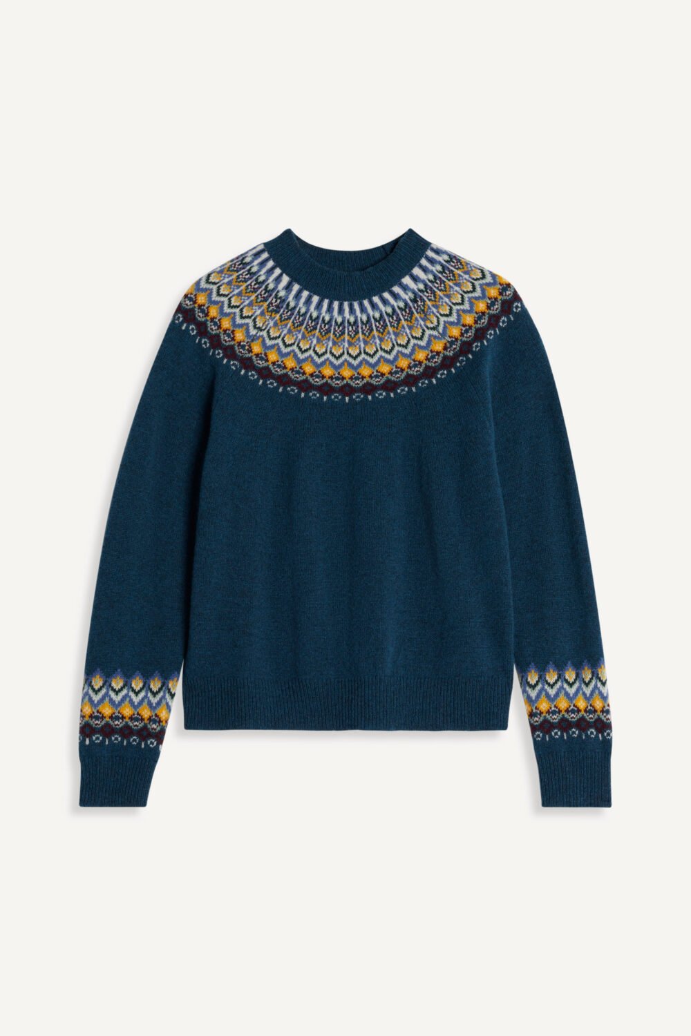 SELMANITA - PULL FAIR ISLE - L, MARINE