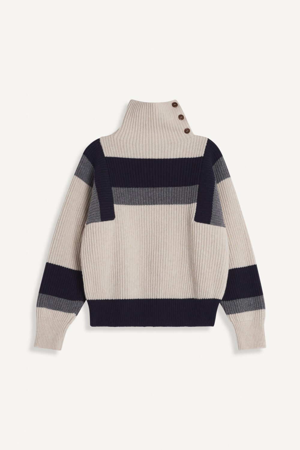 SELVINA - STRIPED SWEATER - XS, OFFWHITE