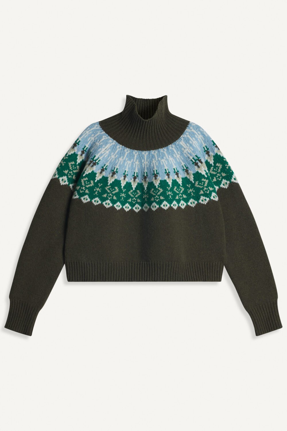 SILEDA - OVERSIZE JACQUARD SWEATER