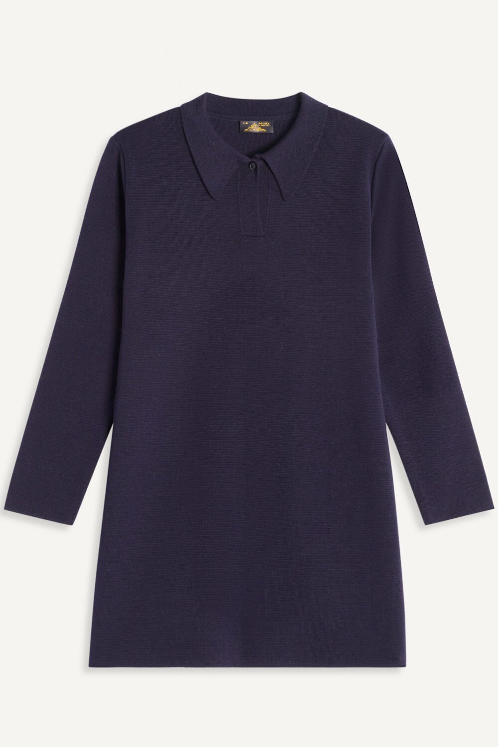 ROBERTA - MILANO KNIT DRESS - S, NAVY