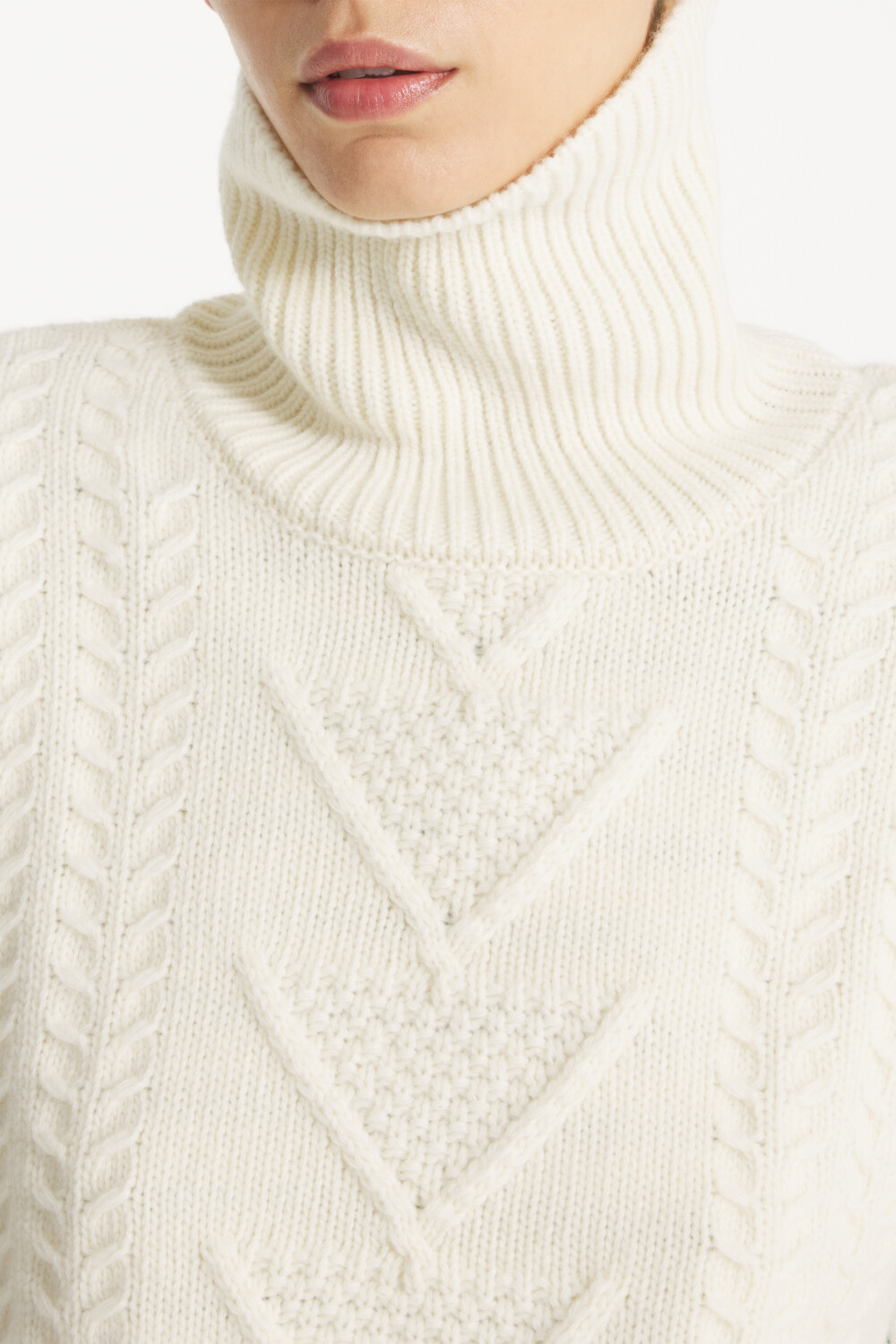 SARIANNE - PULL SANS MANCHES - M, ECRU