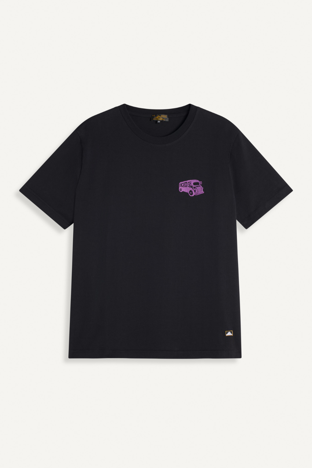 TOPI - T-SHIRT BRODÉ - L, NOIR