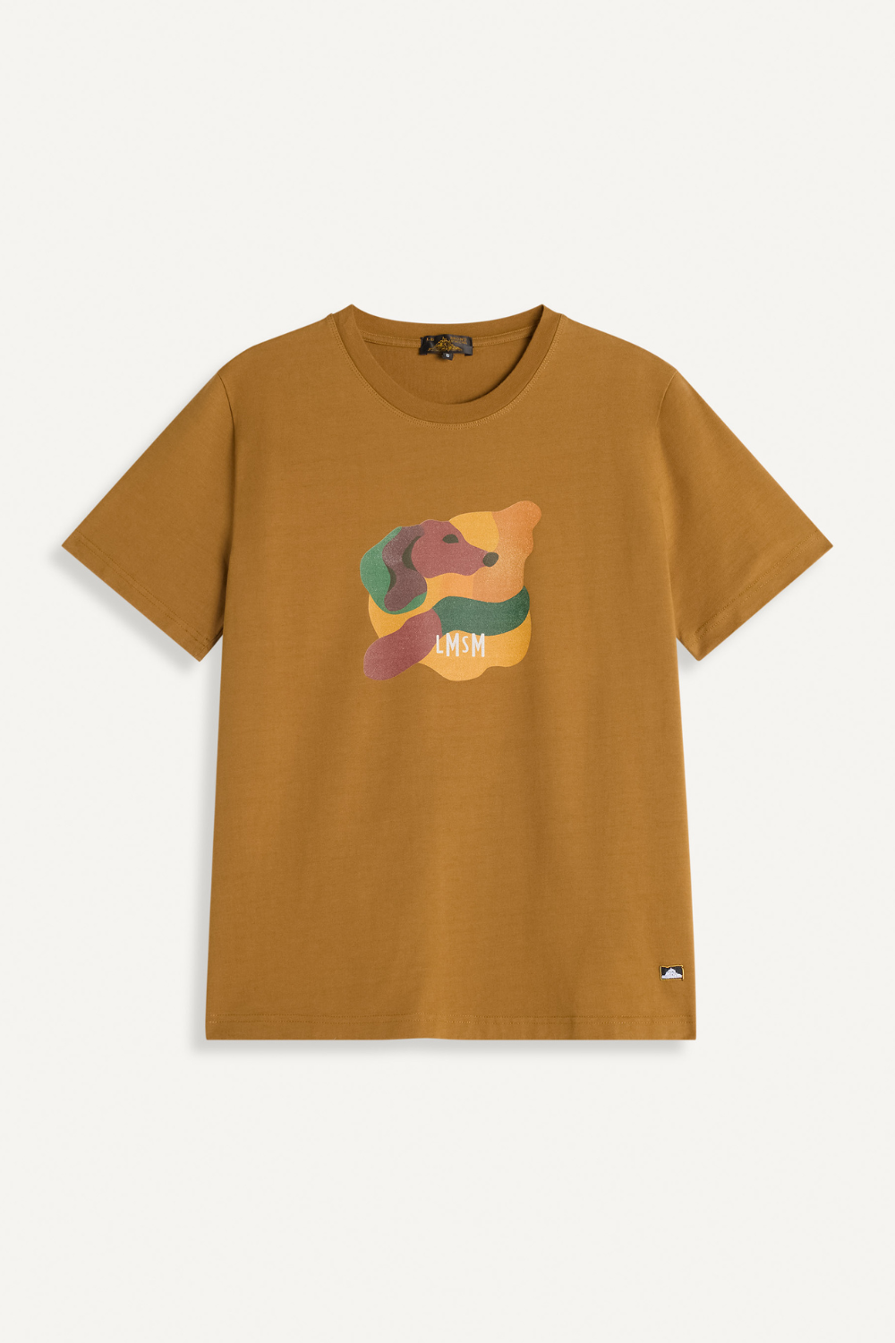 TROG - DOG PRINT T-SHIRT - S, KRAFT