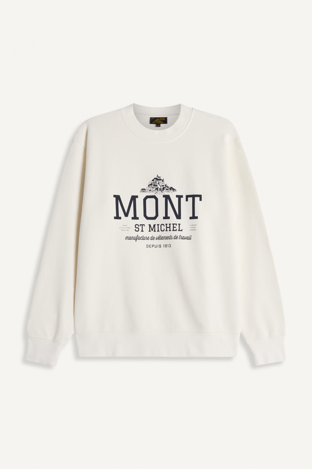 TERNAL - FLEECE SWEATSHIRT - S, OFFWHITE