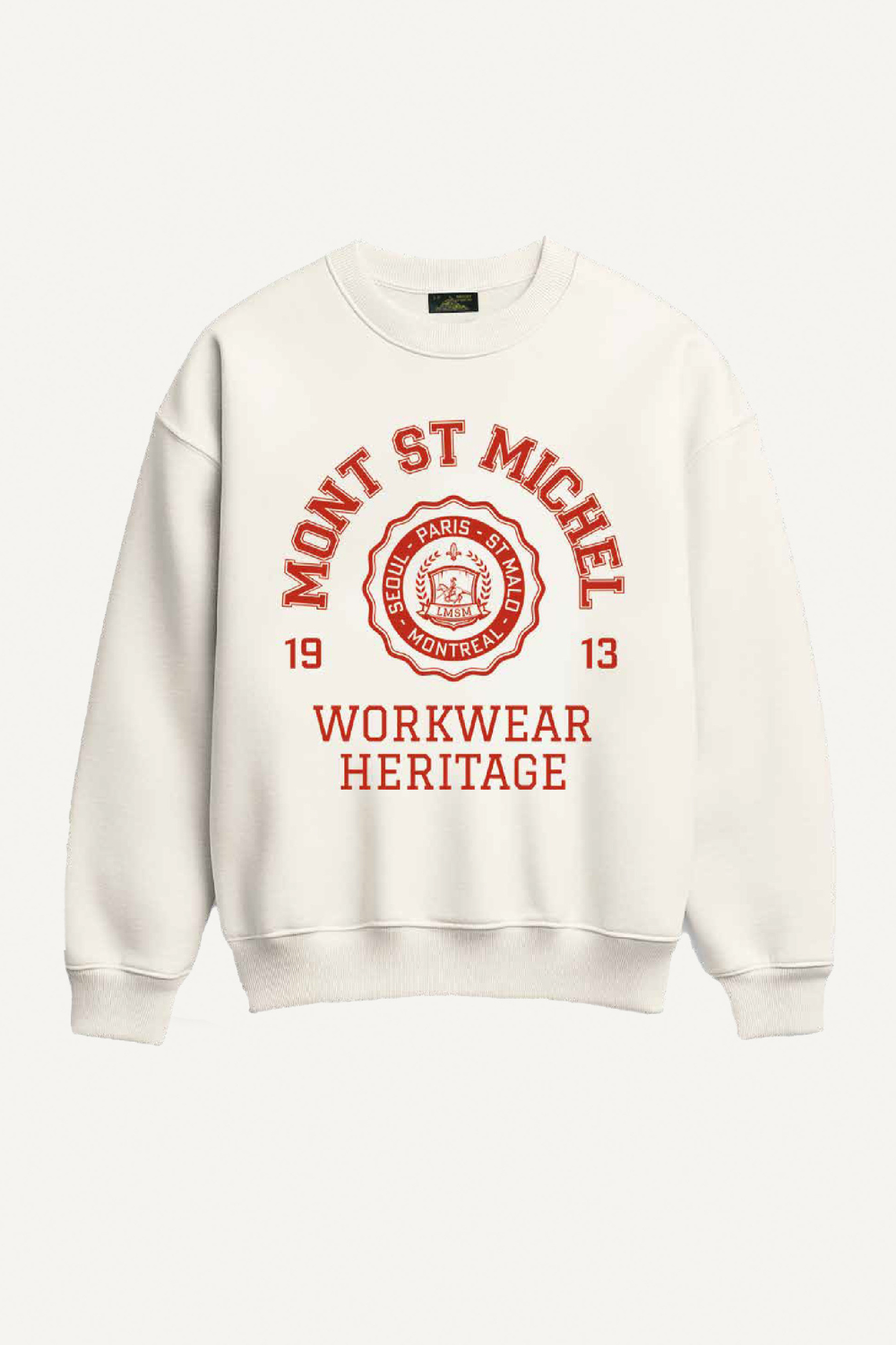 TAUGU - FLEECE SWEATER - XXL, OFFWHITE