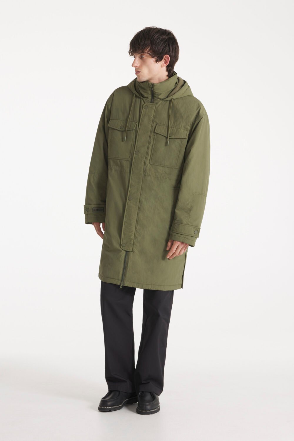 MAYOU - PARKA TECHWEAR - S, KAKI