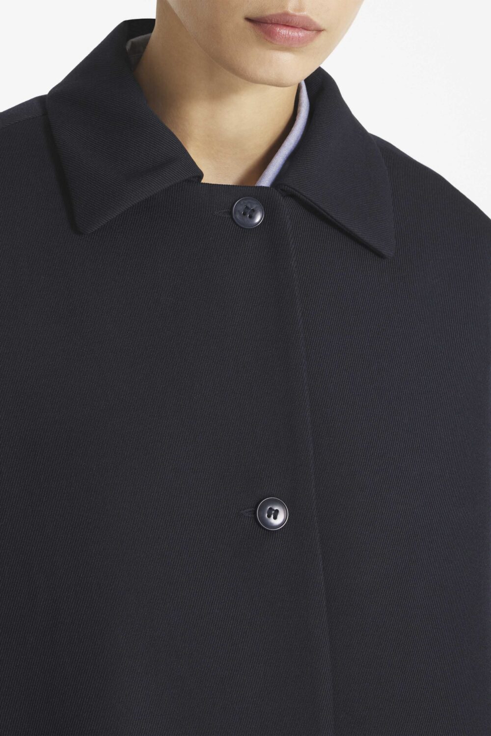 MAGIC - WOOL TRENCH COAT - 42, NAVY