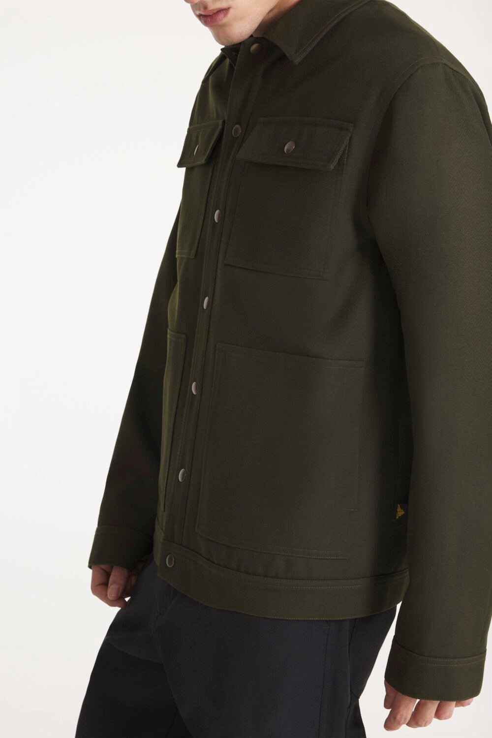 VERTOU - WOOL JACKET - XS, KAKI