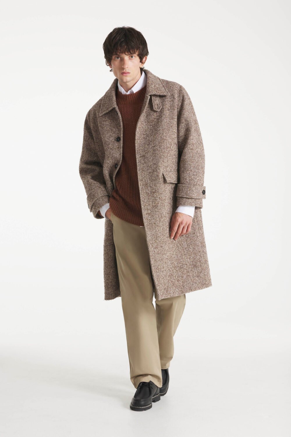 MARZOTTO - MANTEAU EN LAINE - XS, MARRON