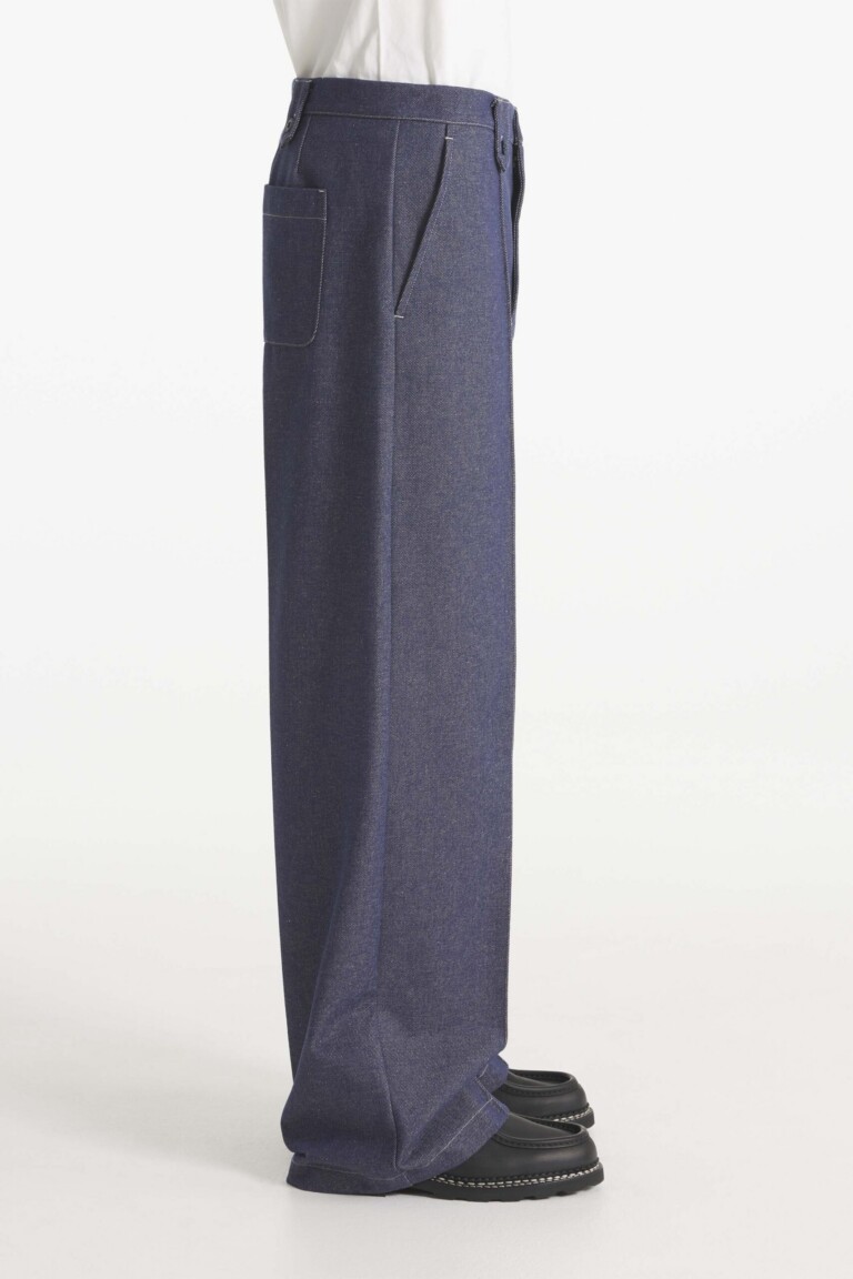 PIASTRO - SAILOR PANTS - NAVY, seconde vue