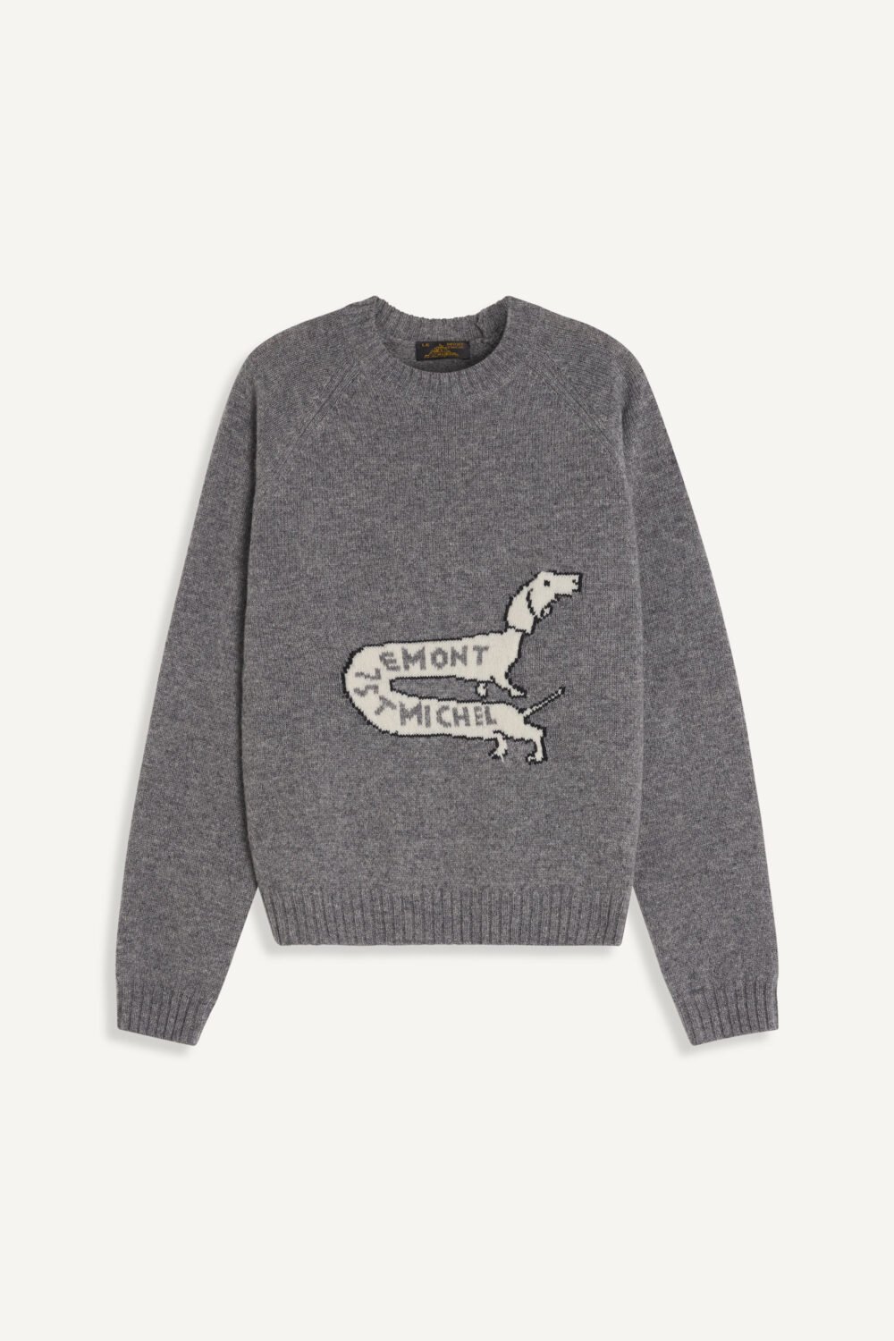 STRIKER - INTARSIA GRAPHICS SWEATER - M, GREY