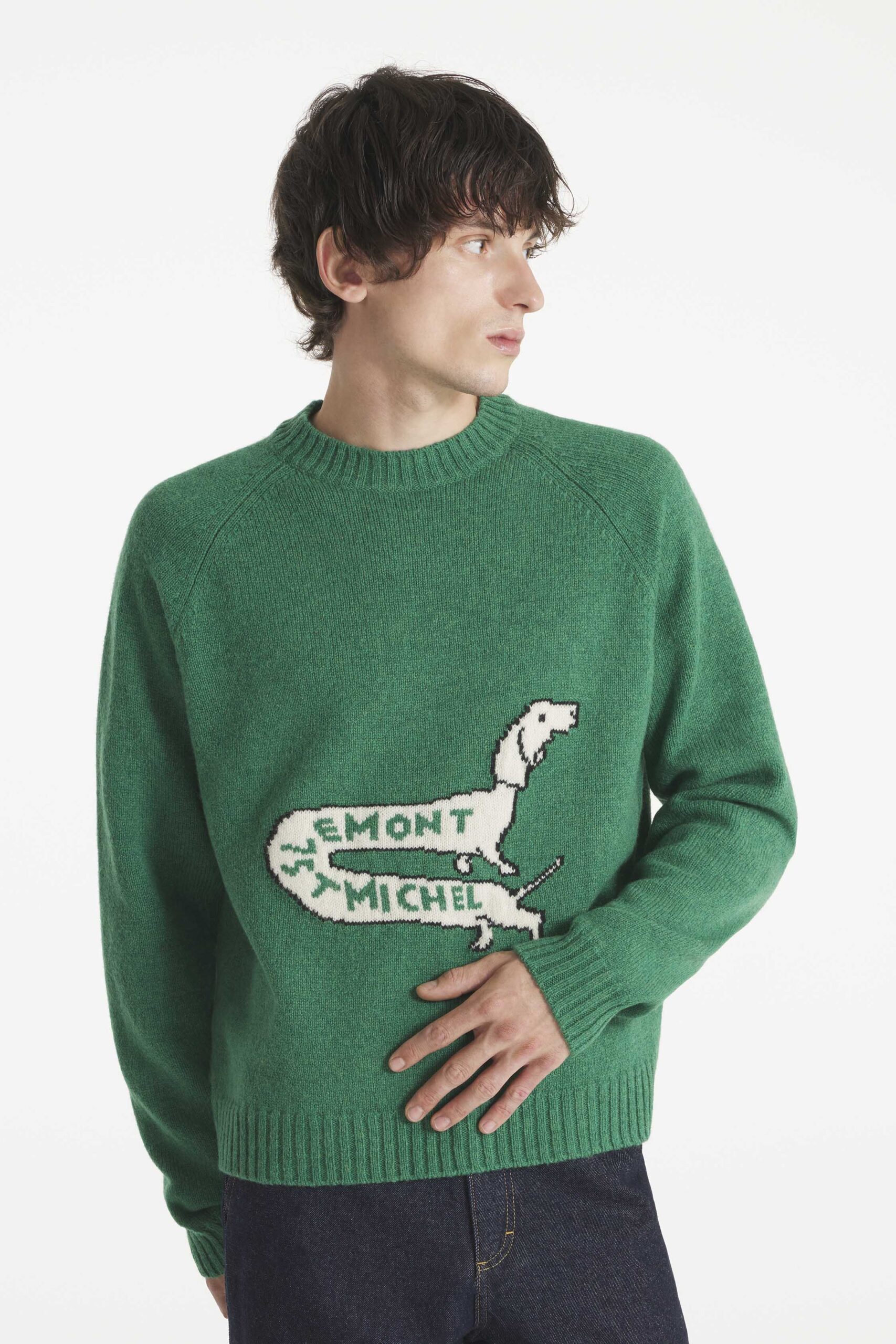 STRIKER – INTARSIA GRAPHICS SWEATER