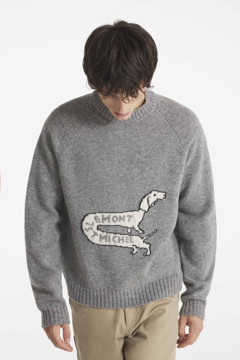 STRIKER - PULL EN JACQUARD - GRIS, seconde vue