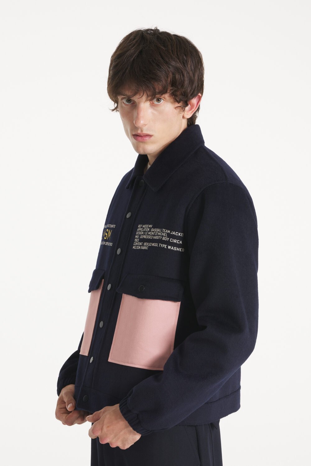 VANDEM - VESTE EN LAINE - XS, MARINE